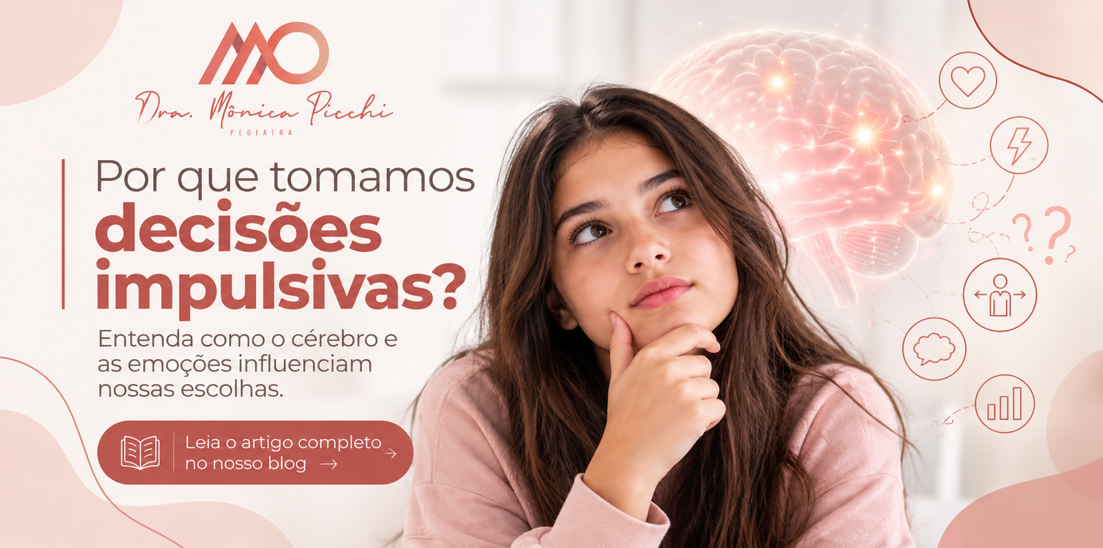 Adolescente refletindo sobre decisões impulsivas e como o cérebro influencia nossas escolhas
